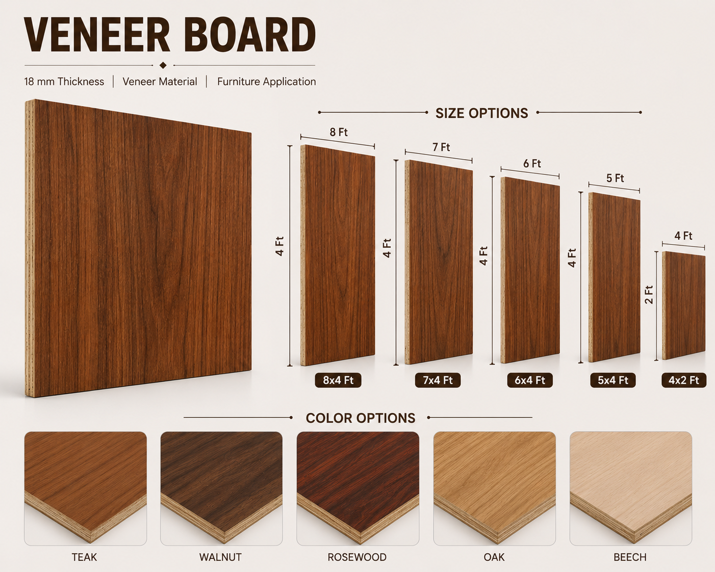 Veneer Board - alternate view