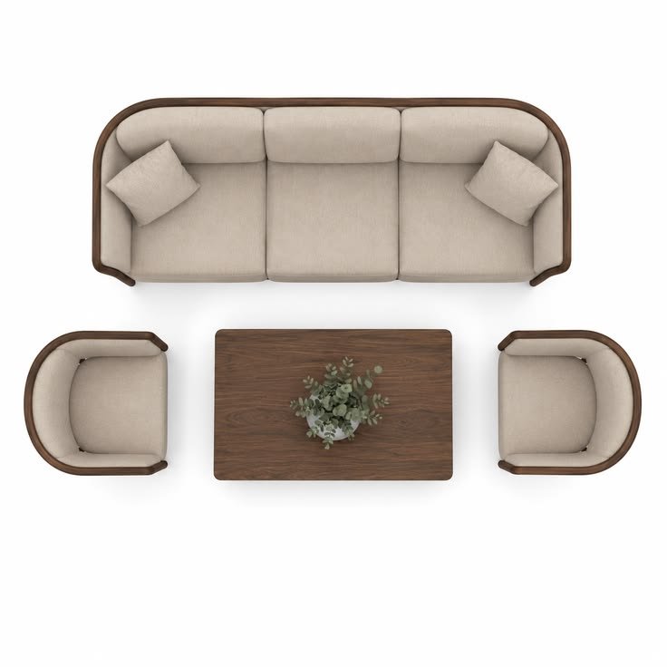 Wooden Coffee Table - alternate view