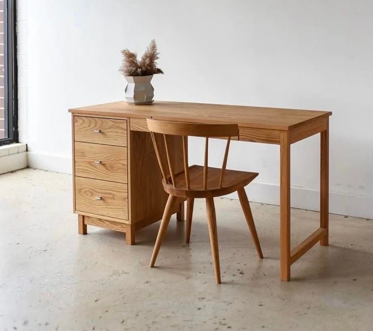 Solid Wood Study Table